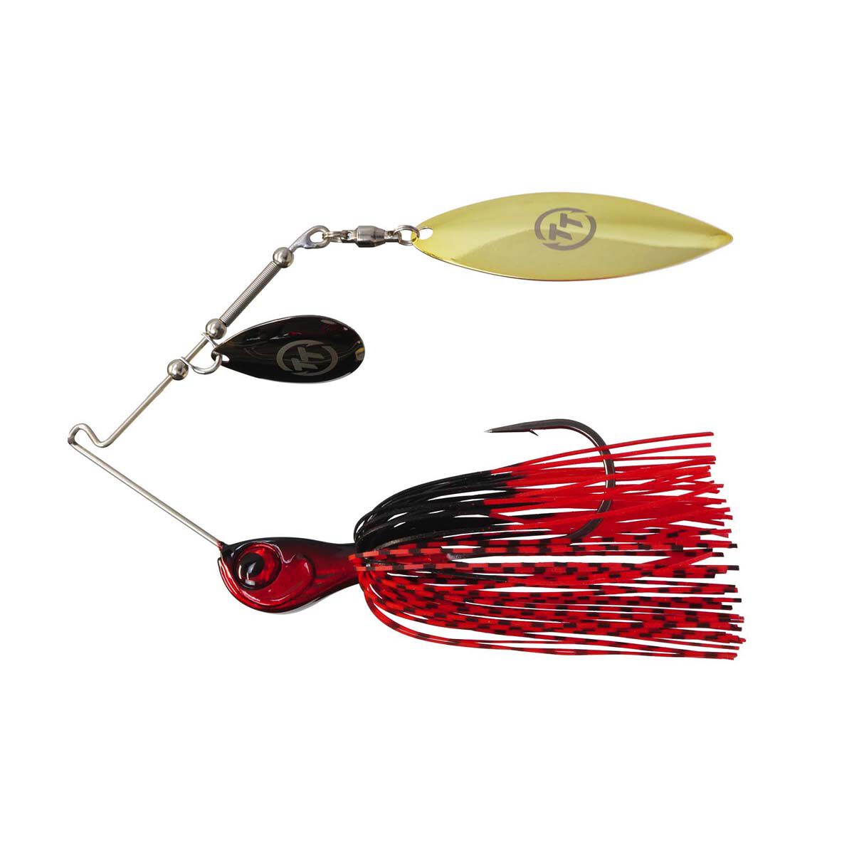 TT Fishing Tornado+ Tandem Spinnerbait Lure 1/2oz Bloody Nightmare, Bloody Nightmare, bcf_hi-res