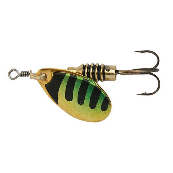 Celta Spinner Lure Size 3 Gold Green Black, Gold Green Black, bcf_hi-res
