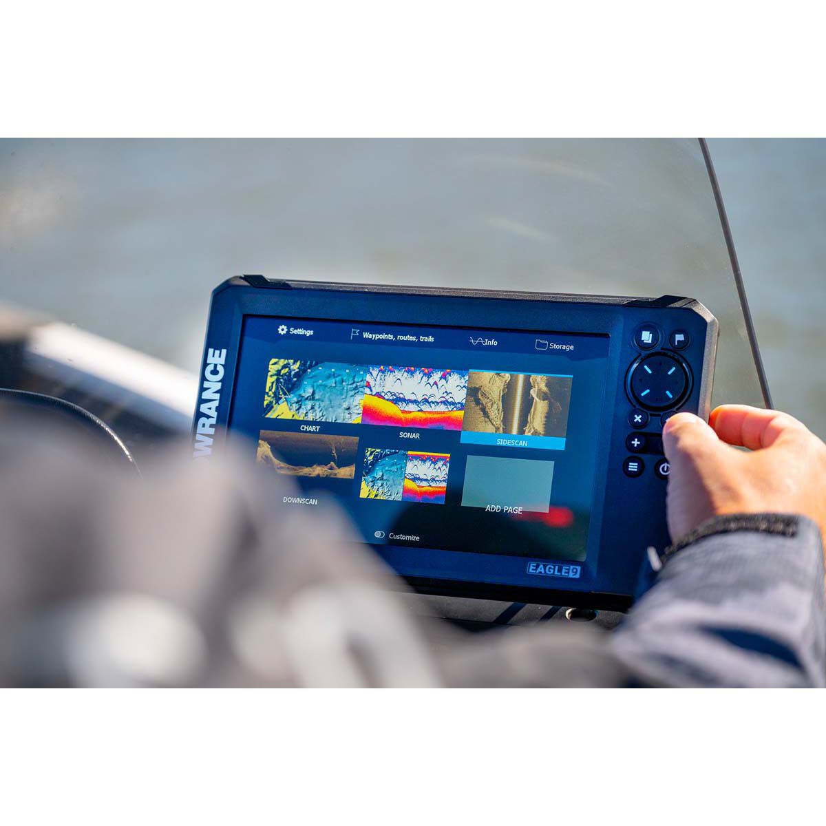 Lowrance Eagle 9 Aus/NZ Fish Finder Combo with Tripleshot Transducer, , bcf_hi-res