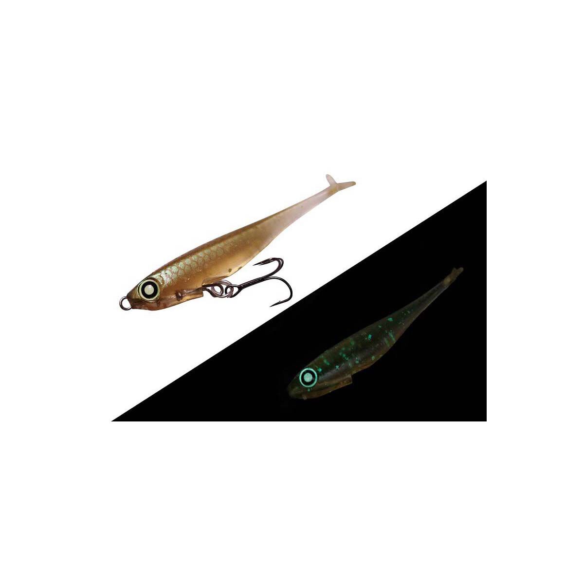 Jackall Jelly Sardine Soft Plastic Lure Pack 54mm Koika Jelly Glow BCF