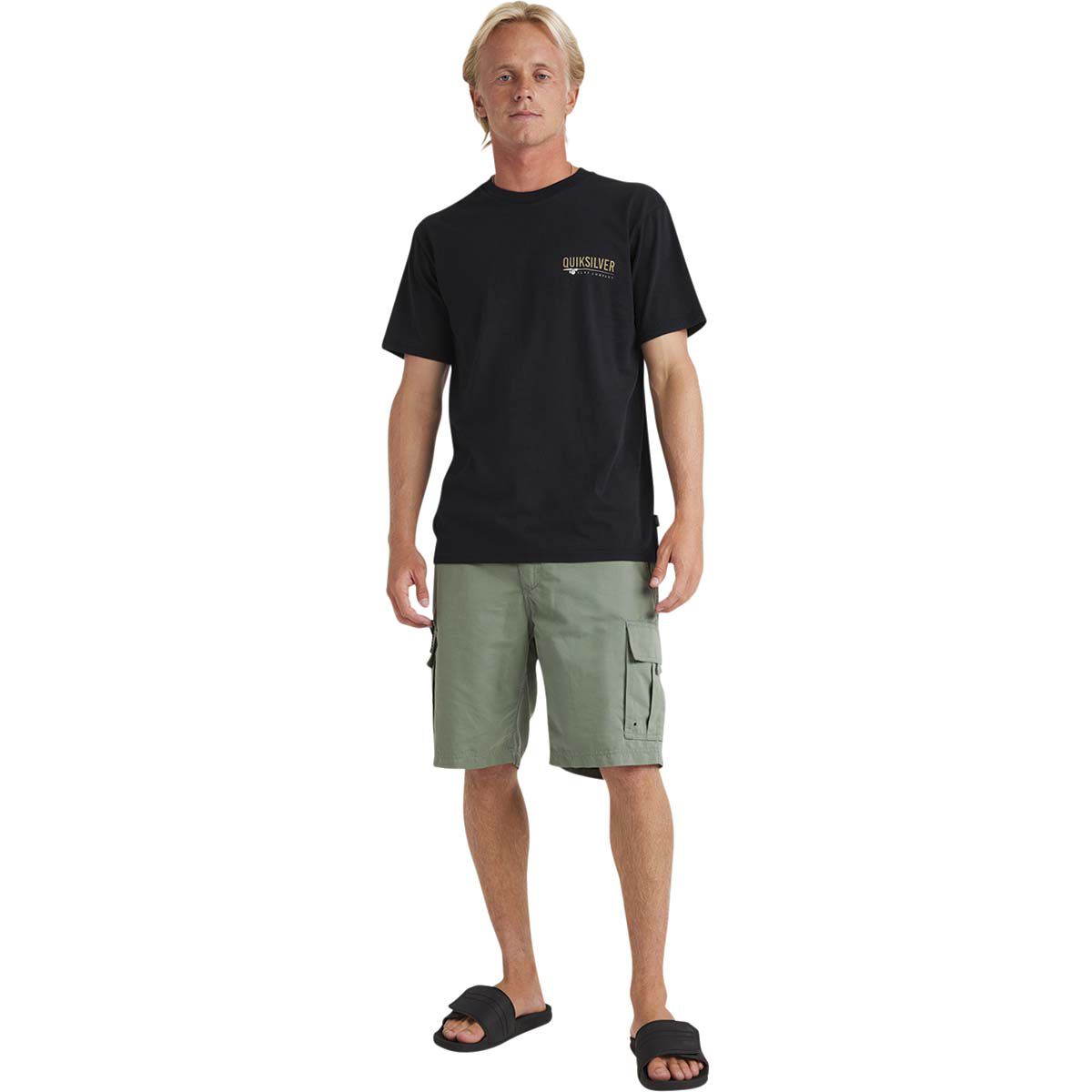 Quiksilver Men&rsquo;s Maldive Atoll Cargo Shorts, Seaweed, bcf_hi-res