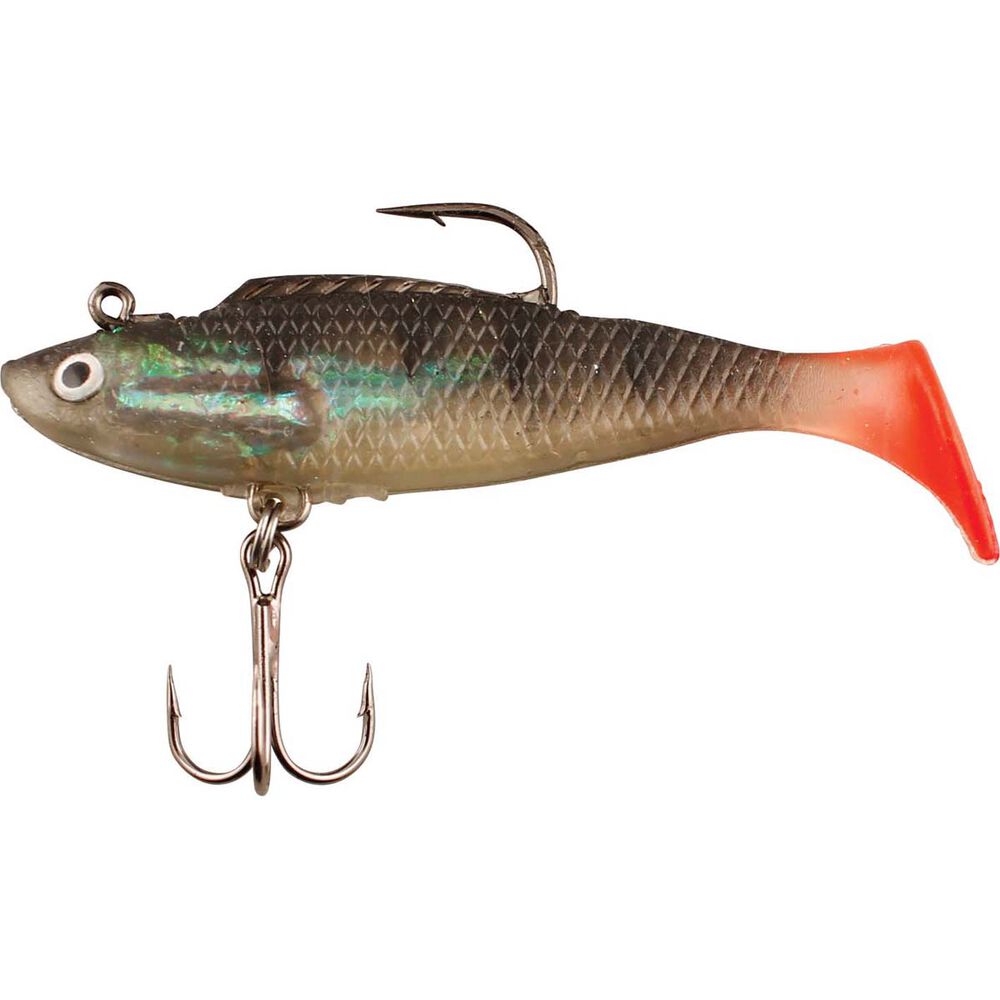 Pryml PaddleTail Rigged Lure 6.4cm Grey Mullet