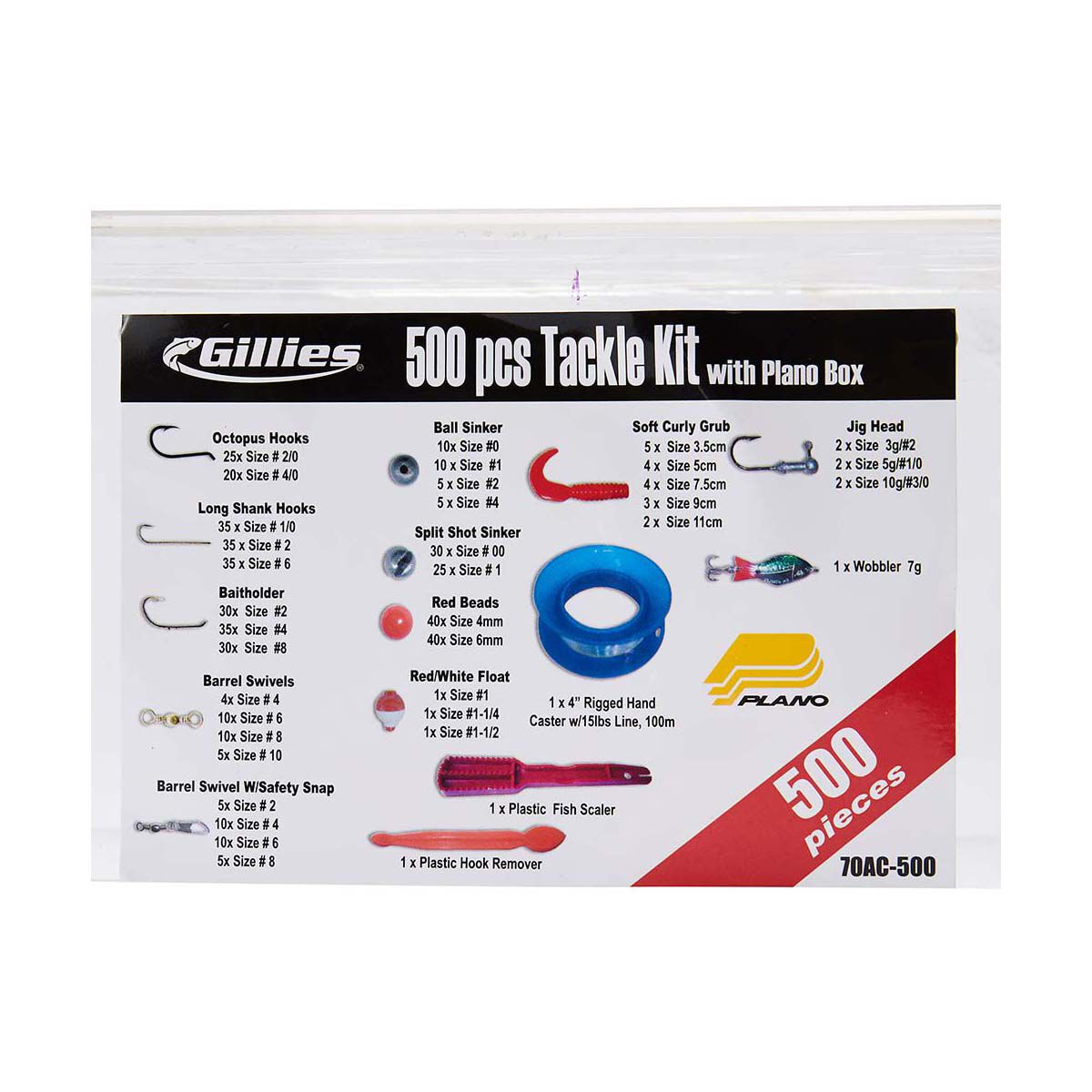 Plano tackle kit 500 piece Clearance