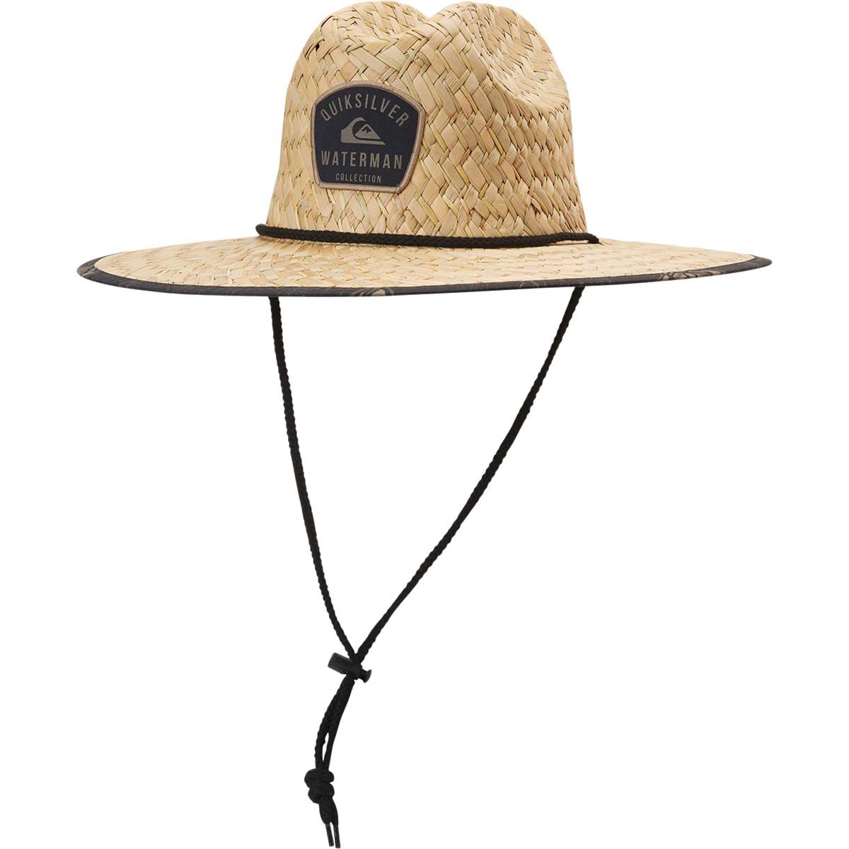 Quiksilver Waterman Outsider Straw Hat Black S/M, Black, bcf_hi-res