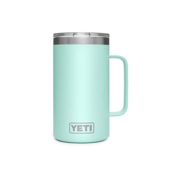 YETI® Rambler® 24 oz (710ml) Mug with MagSlider™ Lid Seafoam, Seafoam, bcf_hi-res