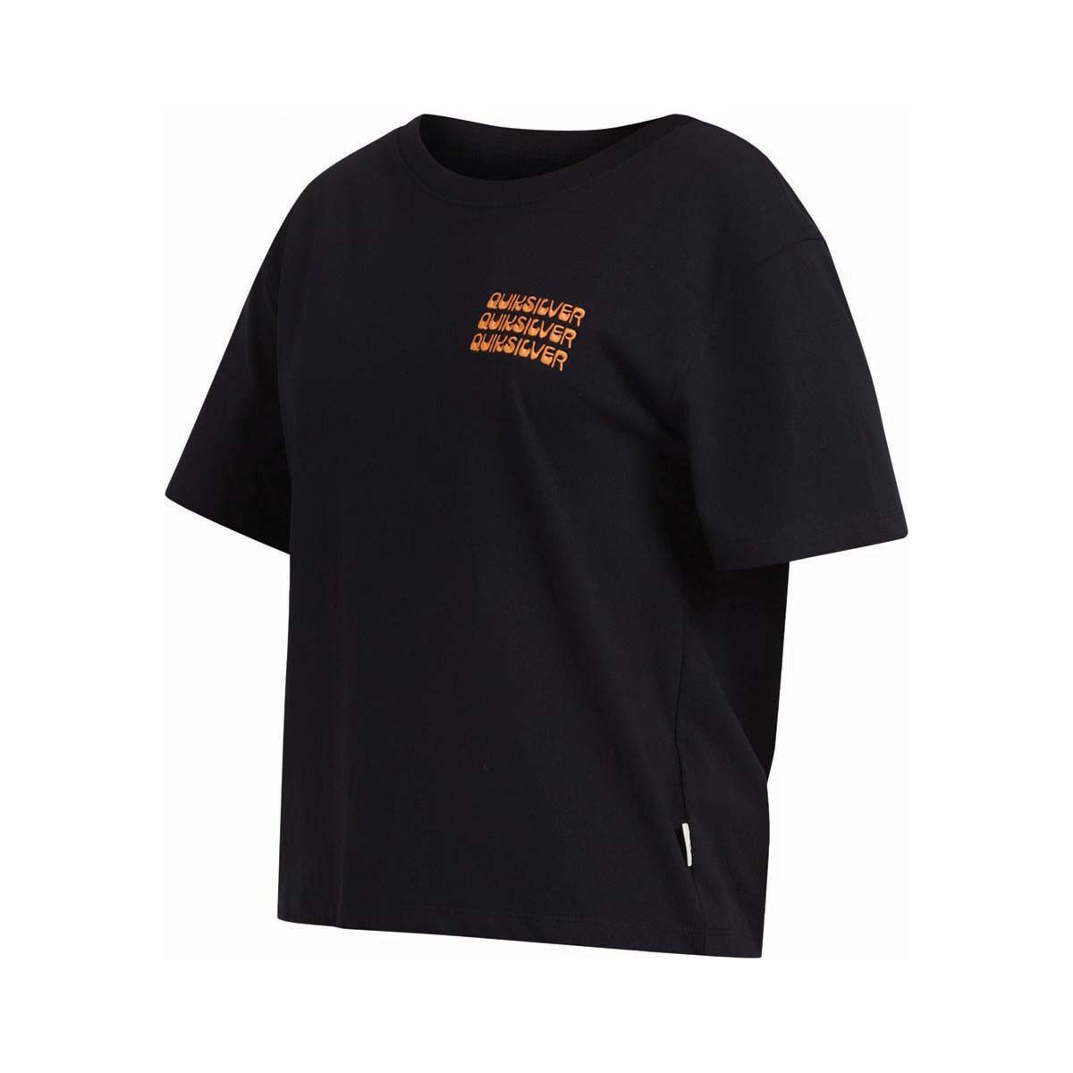 Quiksilver Indie Short Sleeve Shirt for Women, Black, bcf_hi-res