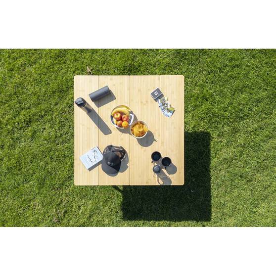 Zempire Kitpac Pro Extra Large Bamboo Camping Table, , bcf_hi-res