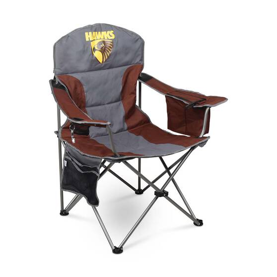 AFL Hawthorn Hawks Cooler Arm Chair 130kg, , bcf_hi-res