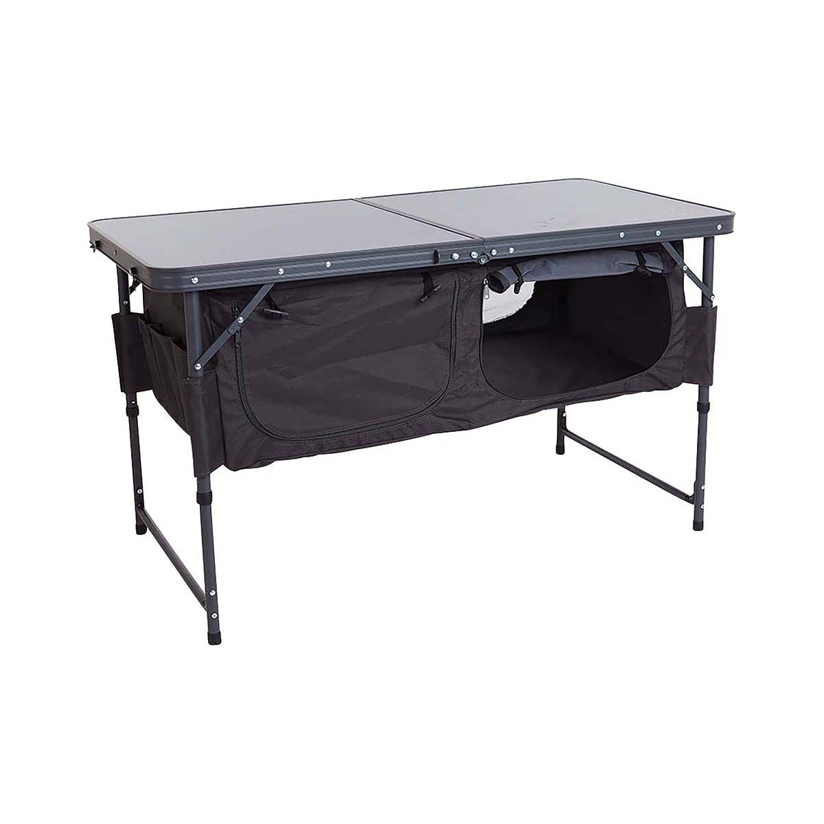 Camping table with on sale storage