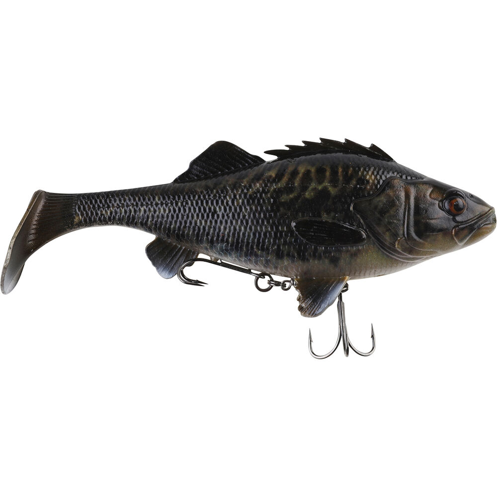 Savage 4D Redfin Shad Line Through Soft Plastic Lure 23cm Murray Cod