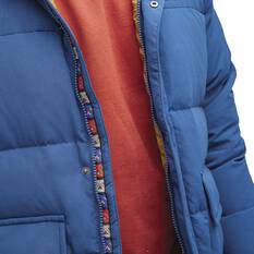 macpac Mens Heritage Hooded Down Jacket Blue M, Blue, bcf_hi-res