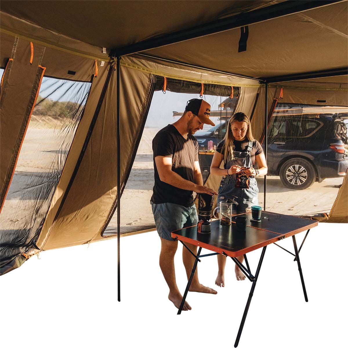 Darche Eclipse 270 Awning Mesh Wall Set Left, , bcf_hi-res