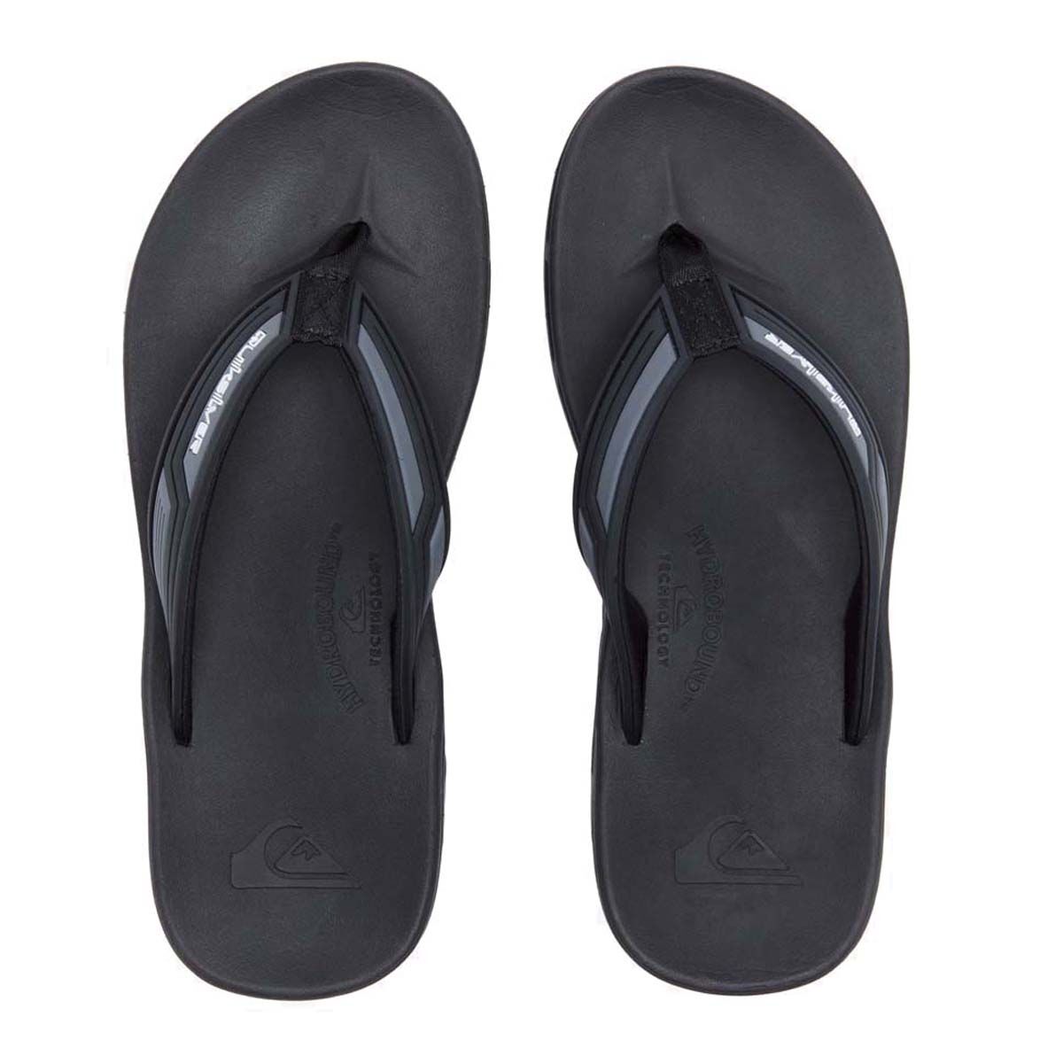 Quiksilver Men&rsquo;s Makua Thongs Black 8, Black, bcf_hi-res