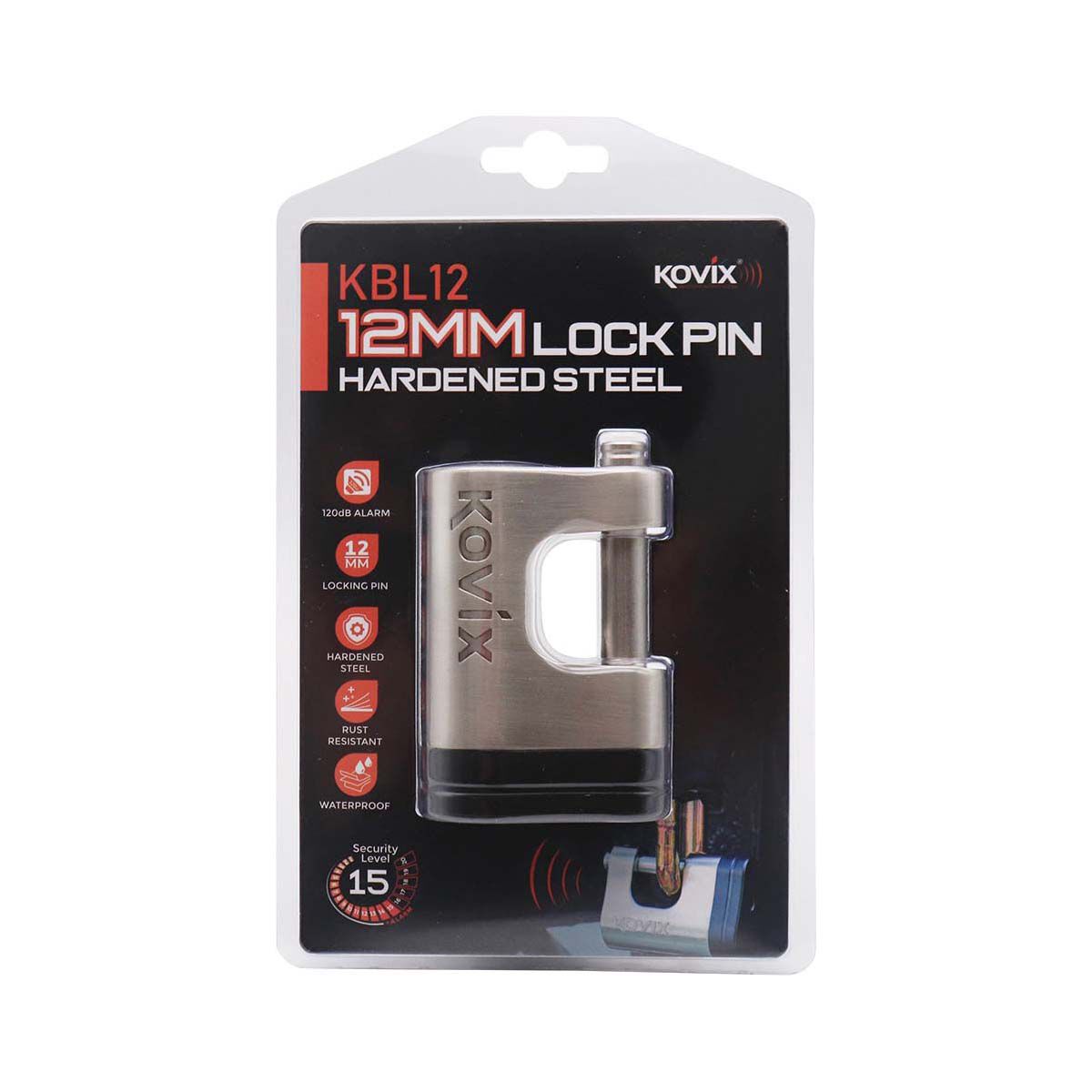 Kovix Alarmed Trailer Bolt Lock BCF