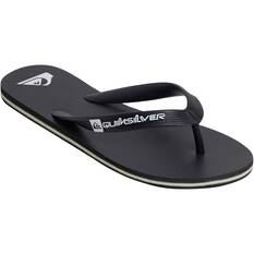 Quiksilver Women’s Java Thongs, Black, bcf_hi-res