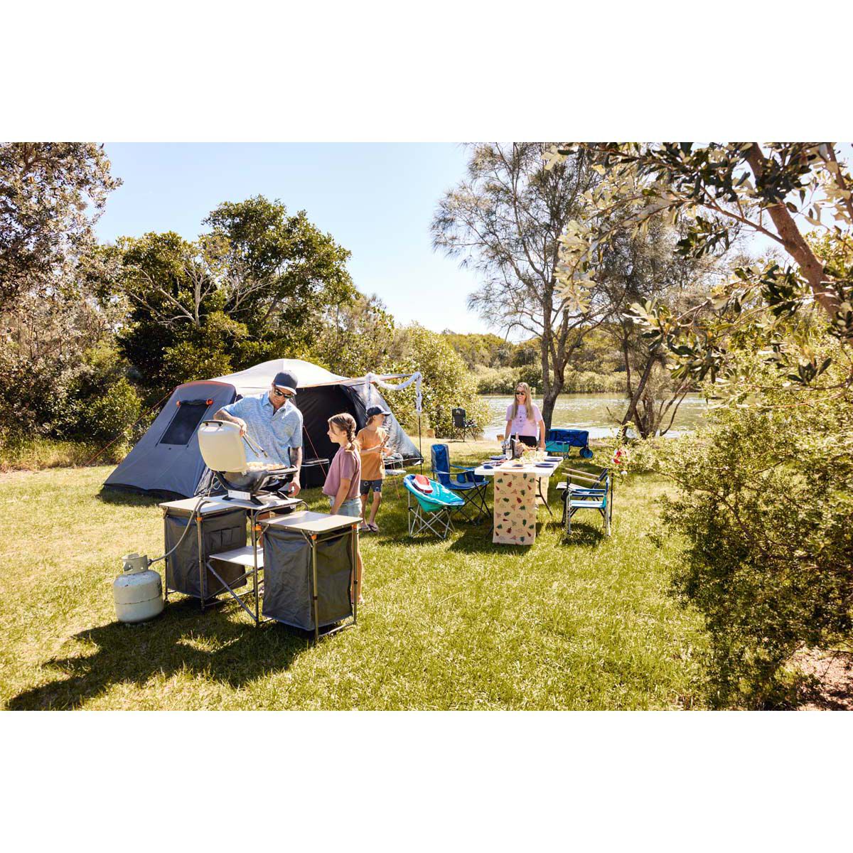 Wanderer Premium Series Dual Cupboard Kitchen, , bcf_hi-res