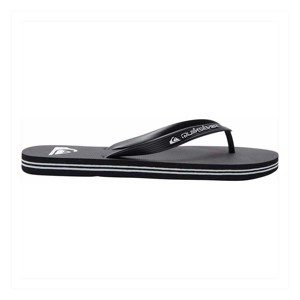Quiksilver Molokai Core Mens Slides Black US 7, Black, bcf_hi-res