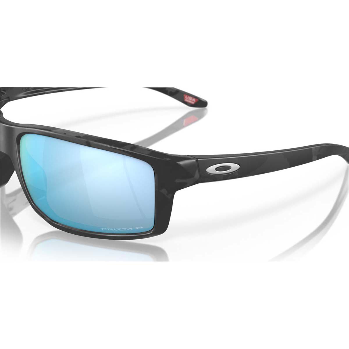 Oakley Gibston Polarised Sunglasses Black Camo with Prizm Blue Lens, , bcf_hi-res