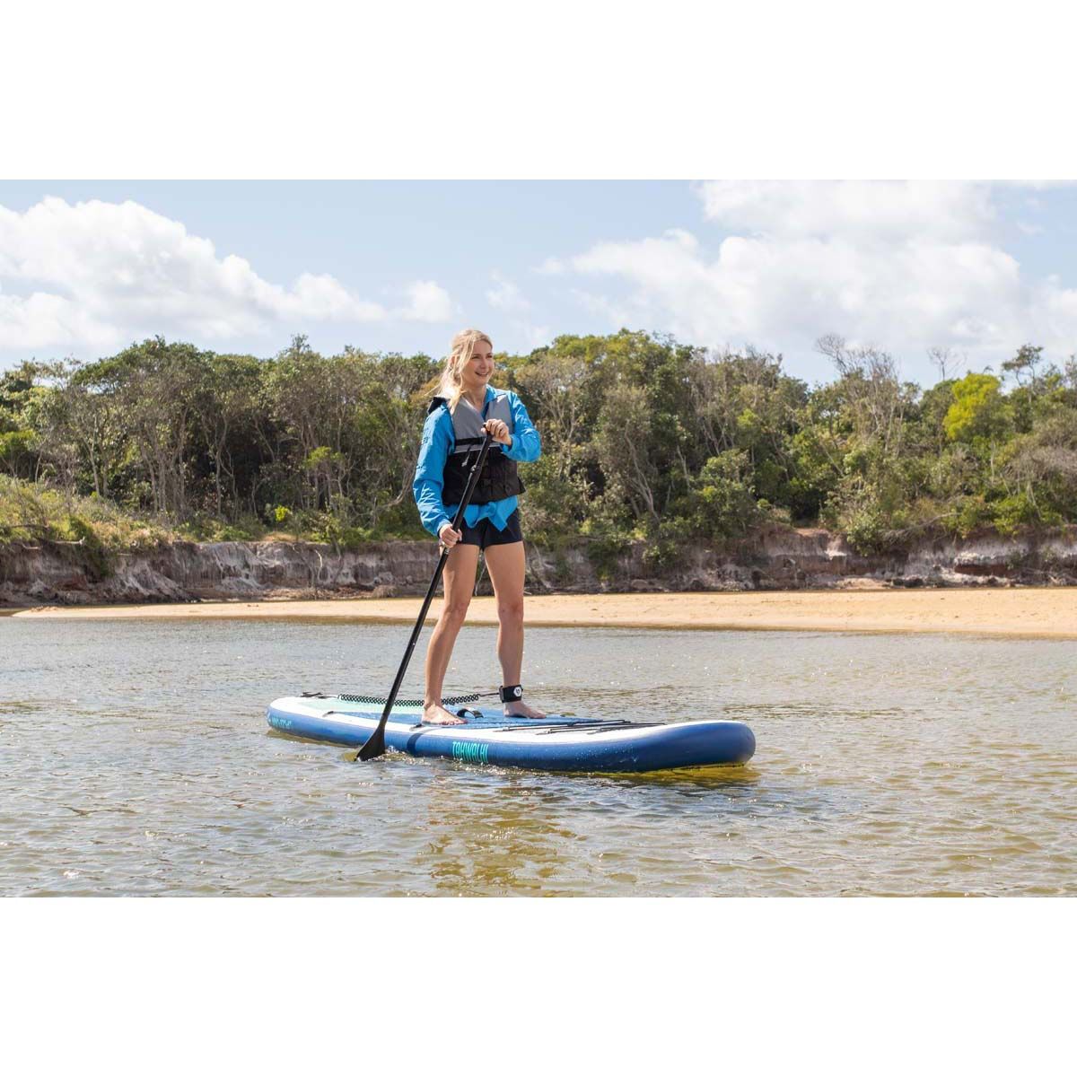 Tahwalhi Inflatable Stand Up Paddle Board 10'6" Turquoise Bay BCF