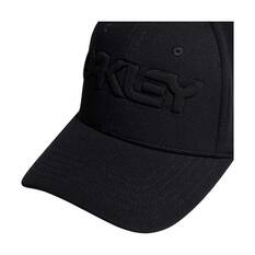 Oakley Unisex Elements 6 Panel Stretch Cap, Blackout, bcf_hi-res