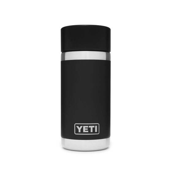 YETI® Rambler® Bottle 12 oz (354 ml) with HotShot™ Cap Black, Black, bcf_hi-res