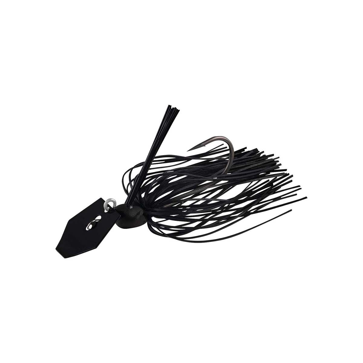 Daiwa Steez Cover Chatterbait Lure 1/4oz Black, Black, bcf_hi-res