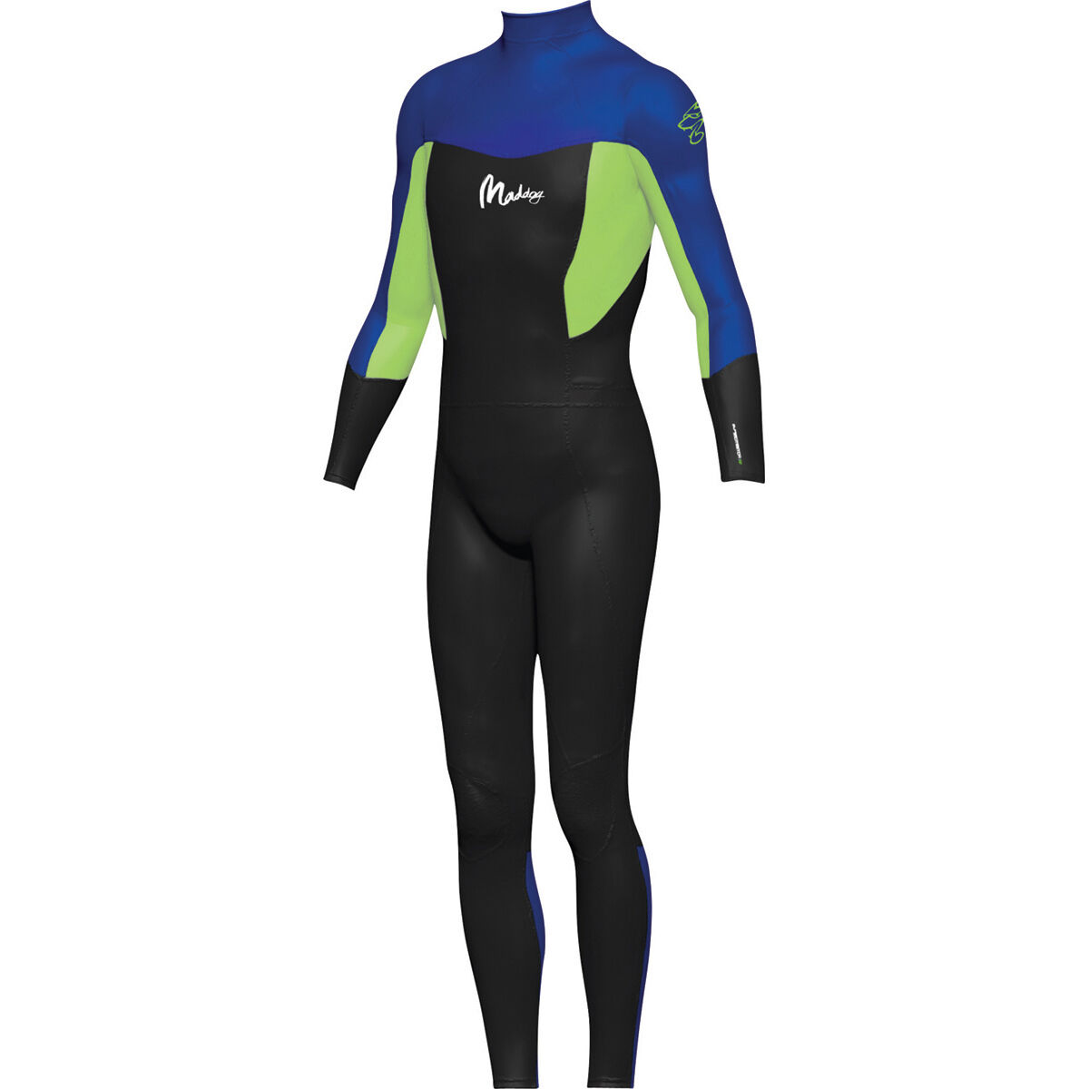 Mad Dog Boys' Steamer Wetsuit 3 / 2mm Blue 8, Blue, bcf_hi-res