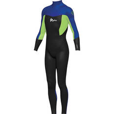 Mad Dog Boys' Steamer Wetsuit 3 / 2mm Blue 6, Blue, bcf_hi-res