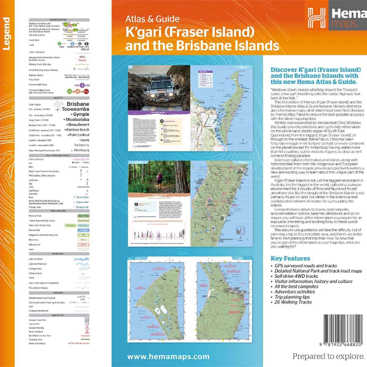 Hema K'gari (Fraser Island) Atlas & Guide &ndash; 1st Edition, , bcf_hi-res