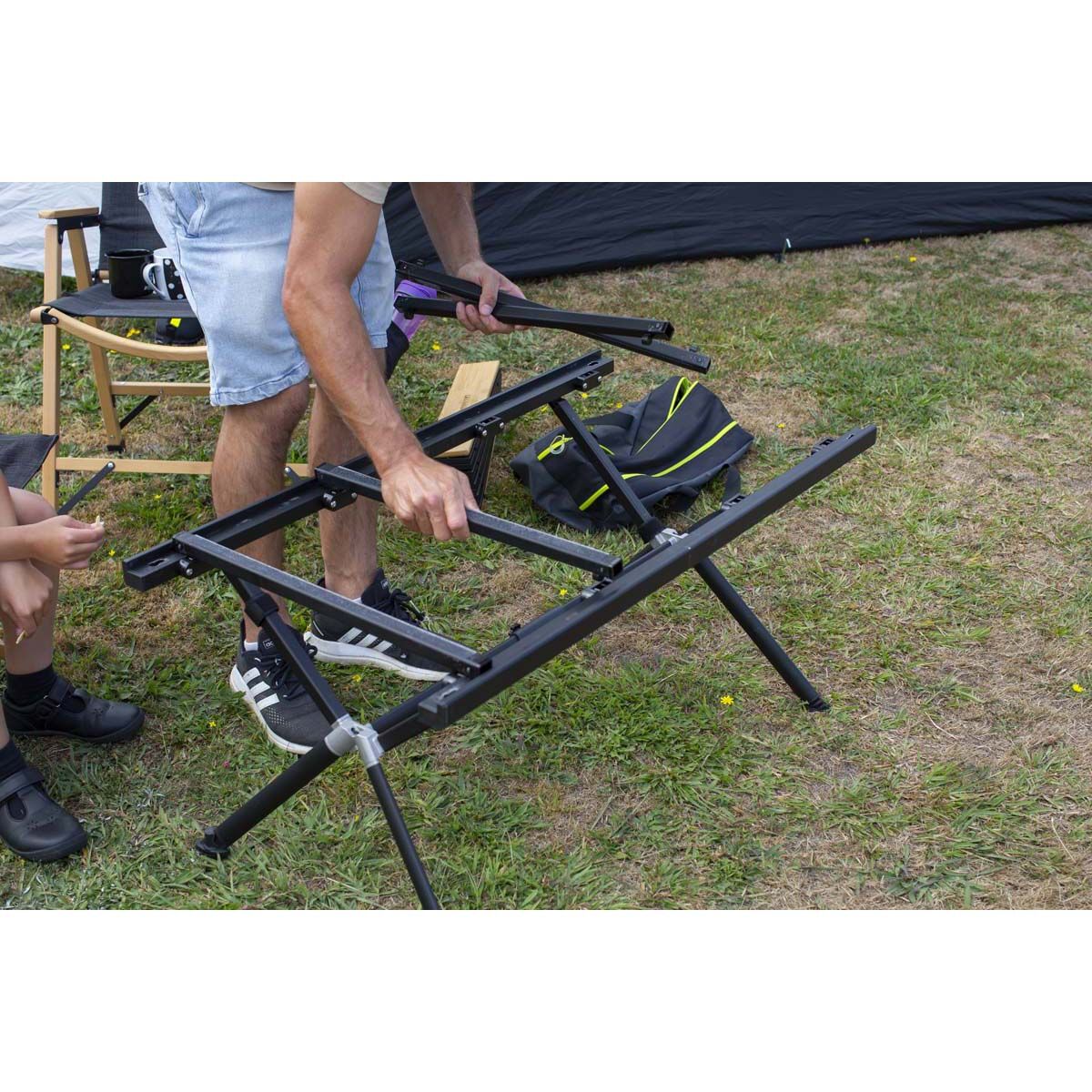 Zempire Stealthpac 95 Folding Camping Table, , bcf_hi-res