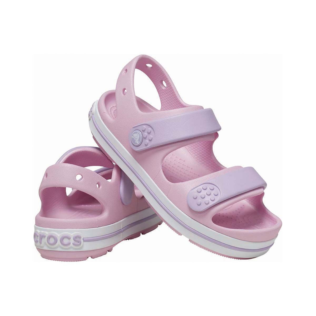 Crocs Kids' Crocband Cruiser Sandals, Ballerina Lavender, bcf_hi-res