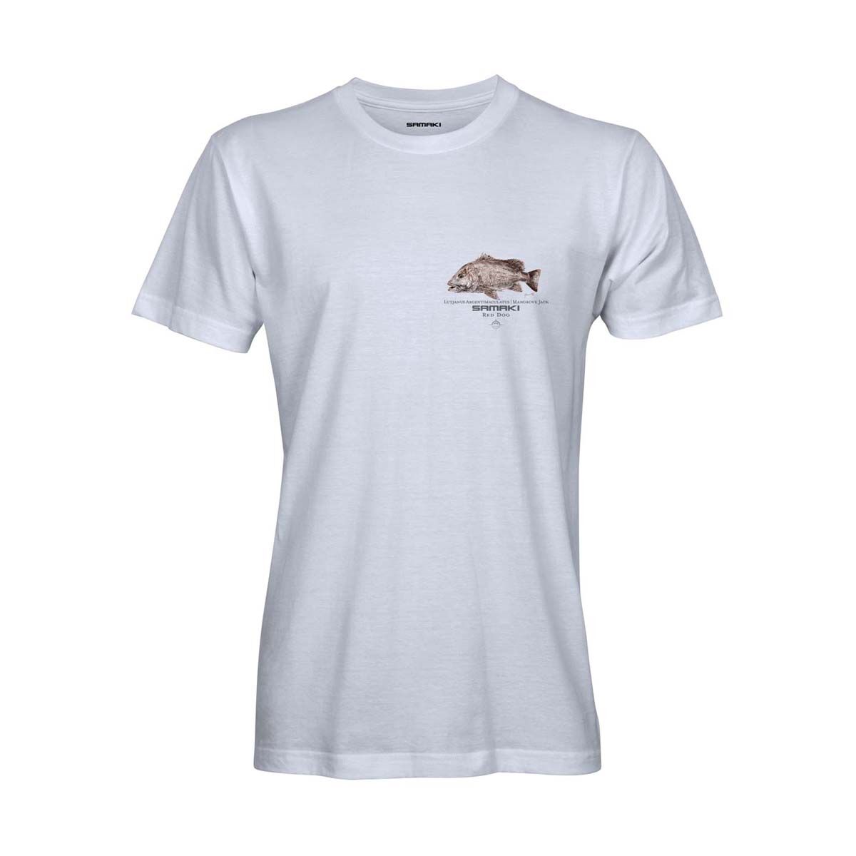 Samaki Jack Men's Short Sleeve Tee White S, White, bcf_hi-res