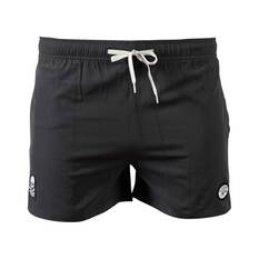 Tide Apparel Men's Yabbies Beach Shorts Charcoal 32, Charcoal, bcf_hi-res