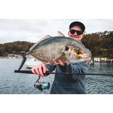 Daiwa Bait Junkie Grub Soft Plastic Lure 2.5in Black Uv, Black Uv, bcf_hi-res