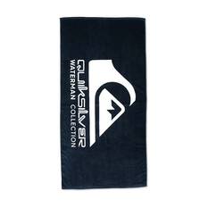 Quiksilver Unisex Waterman Logo Towel Black OSFM, Black, bcf_hi-res