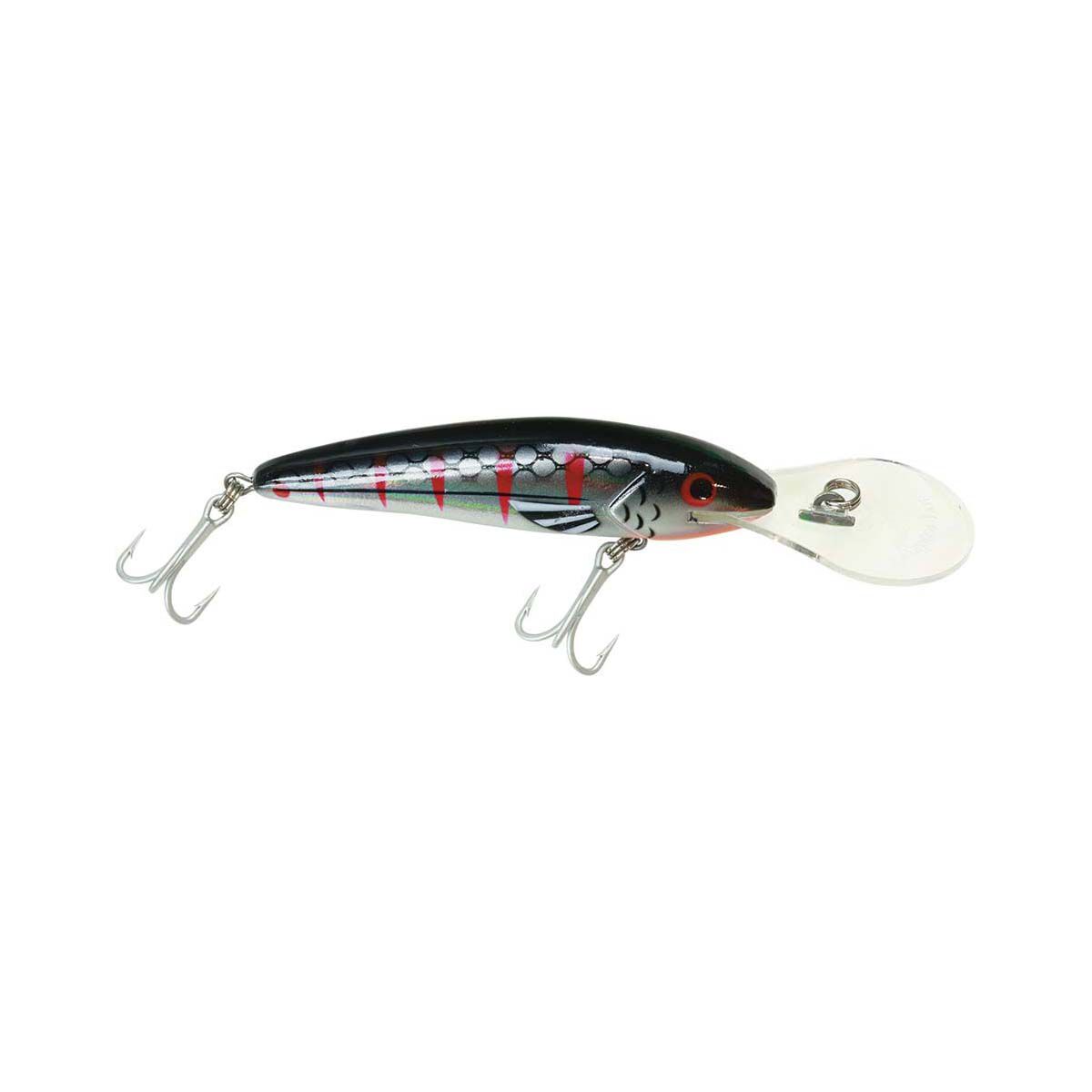Raptor Jack Snax 15+ Hard Body Lure 4in Black Chrome, Black Chrome, bcf_hi-res