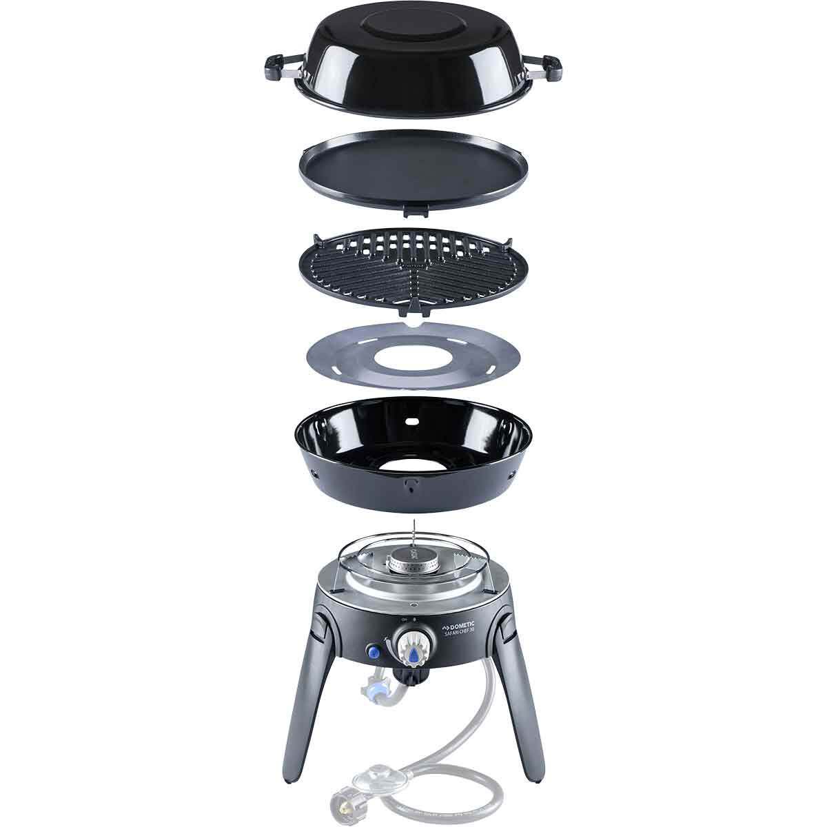 Dometic Safari Chef 30 Portable BBQ, , bcf_hi-res