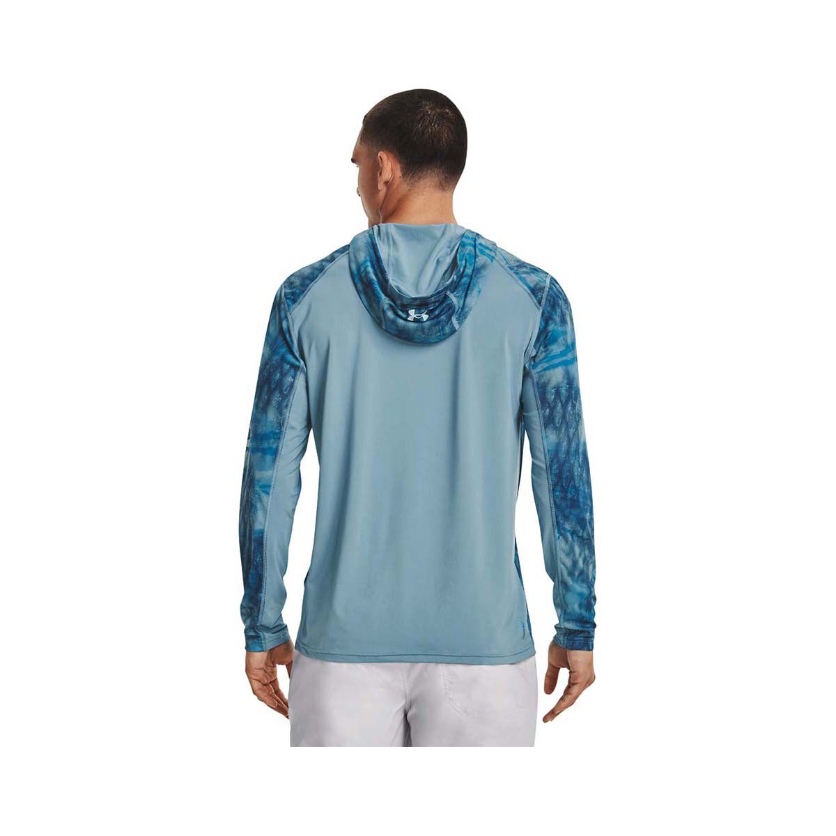 Under Armour Men's IsoChill Shorebreak Camo Sublimated Hoodie Deep Sea