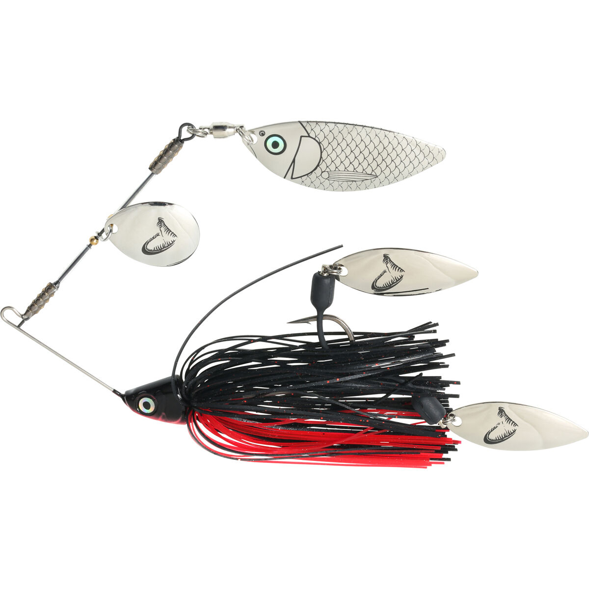 Savage TI Flex Spinner Bait Lure 17.5g Black / Red BCF