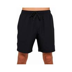 The Mad Hueys Men's Freestyle Volley Shorts 18in Black 30, Black, bcf_hi-res
