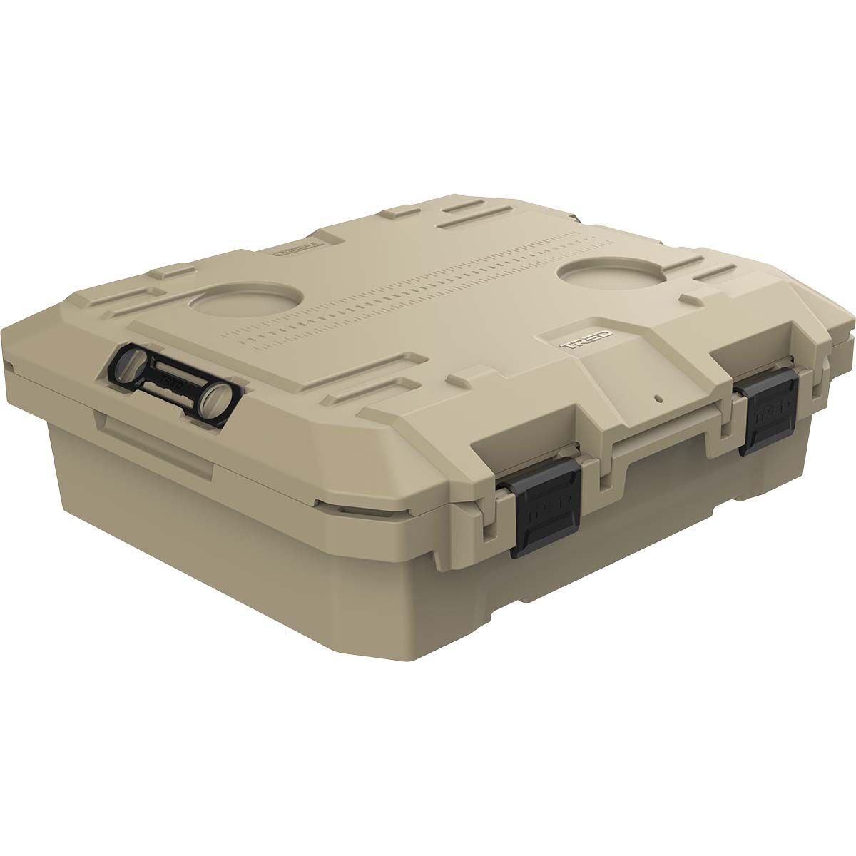 TRED Shallow Storage Box 25L Black Sand, Black Sand, bcf_hi-res