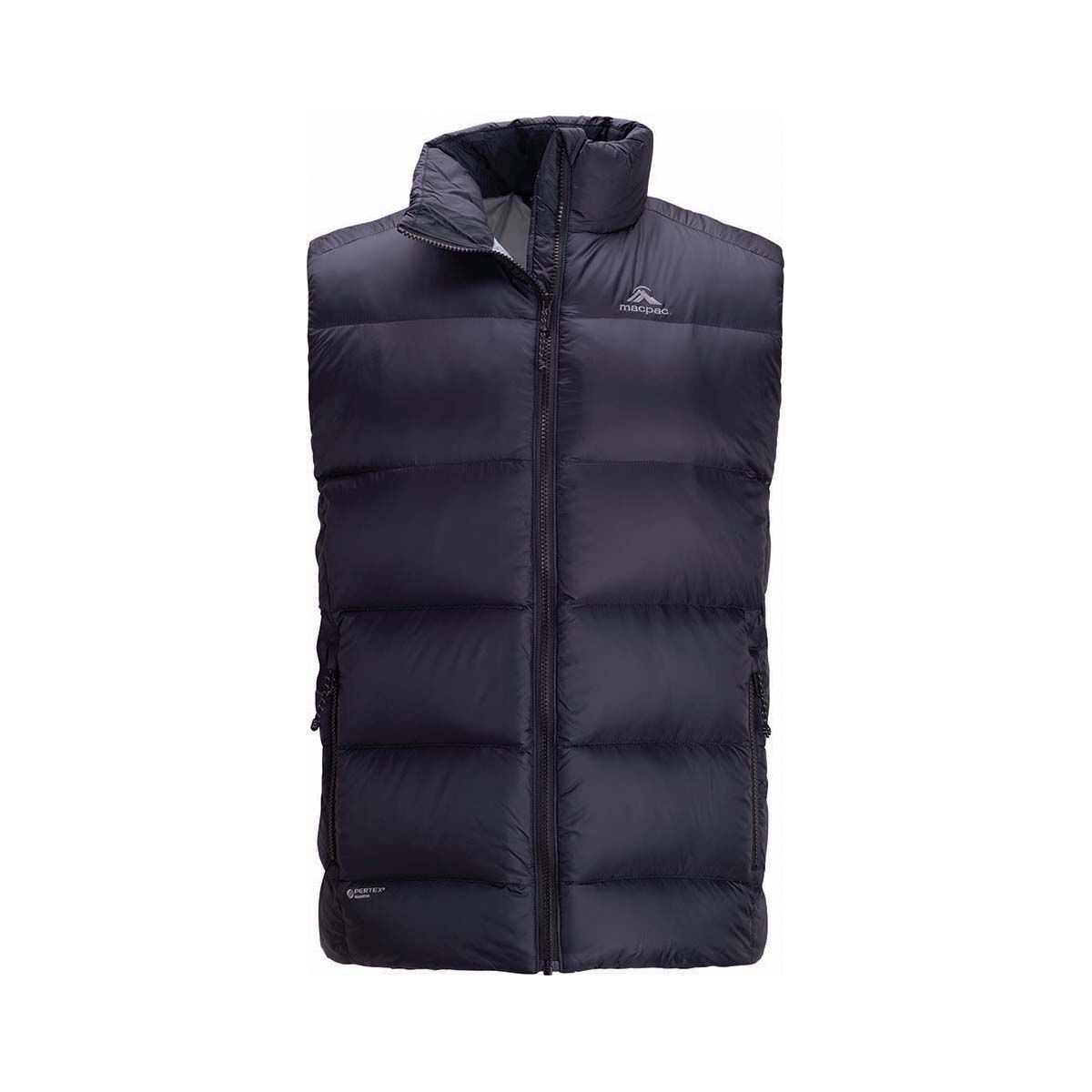 Macpac Men's Sundowner Down Puffer Vest V2 Black XS, Black, bcf_hi-res