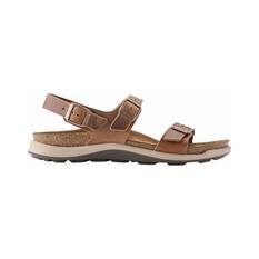 Birkenstock Women’s Sonora Cross Town Oiled Leather Sandals Brown 36, Brown, bcf_hi-res