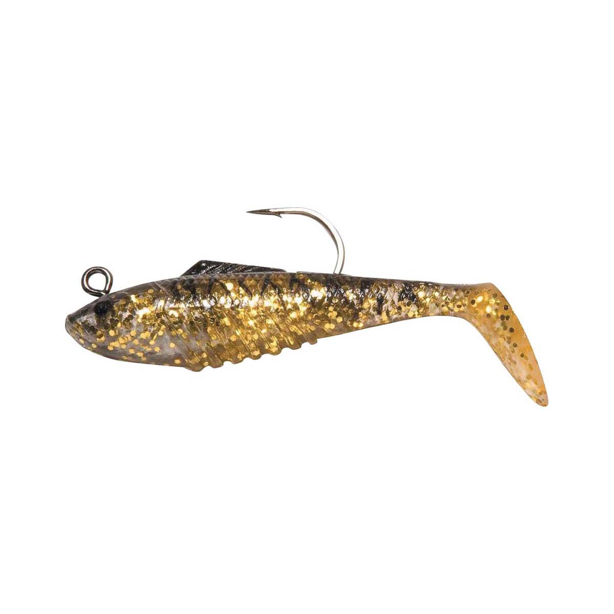 Squidgies Slick Rig Soft Plastic Lure 100mm Black Gold, Black Gold, bcf_hi-res