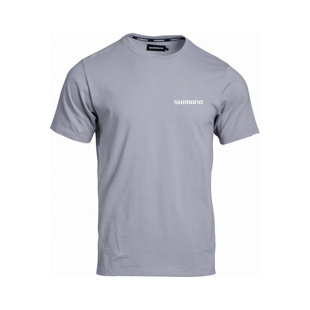 Shimano Men's Out Of Office Short Sleeve Tee Grey S, Grey, bcf_hi-res
