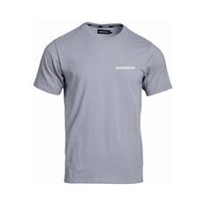 Shimano Men's Out Of Office Short Sleeve Tee Grey S, Grey, bcf_hi-res