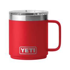 YETI® Rambler® Stackable Mug 10 oz (295ml) with MagSlider™ Lid, Rescue Red, bcf_hi-res