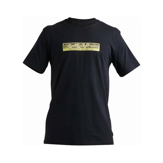 Quiksilver Men's Camouflage Short Sleeve Tee, Black, bcf_hi-res