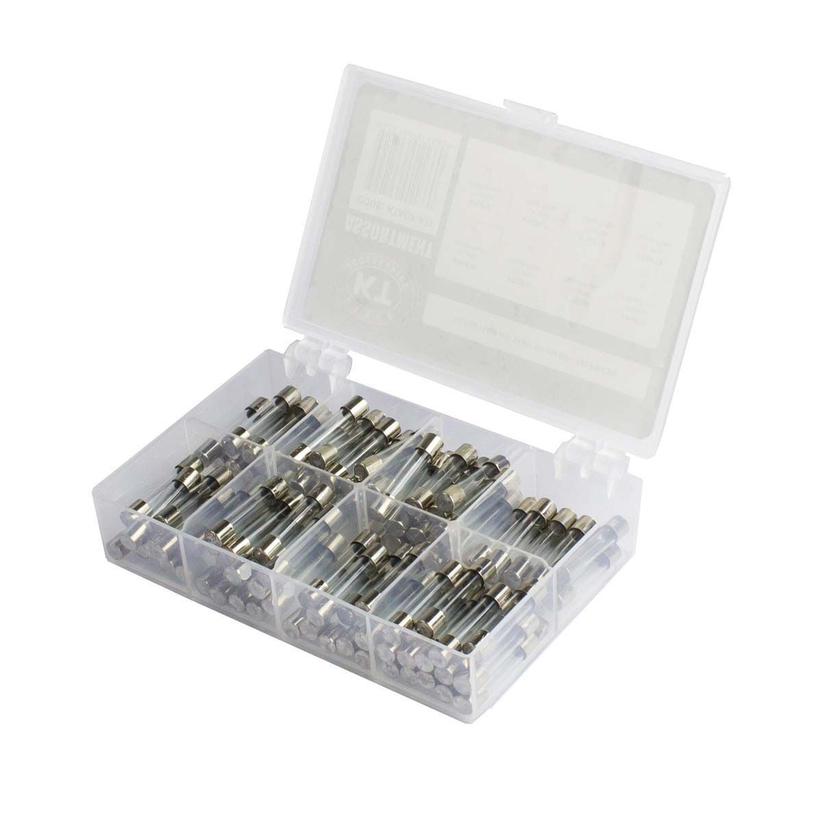 KT Cables Glass Fuse Kit, Assorted, 100 Pieces BCF