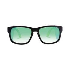 LXD Men’s Baja Mirror Polar Sunglasses Matt Black with Green Lens, , bcf_hi-res